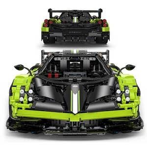 Klocki Konstrukcyjne Rastar Zdalnie Sterowane Pagani Huayra BC Zielony