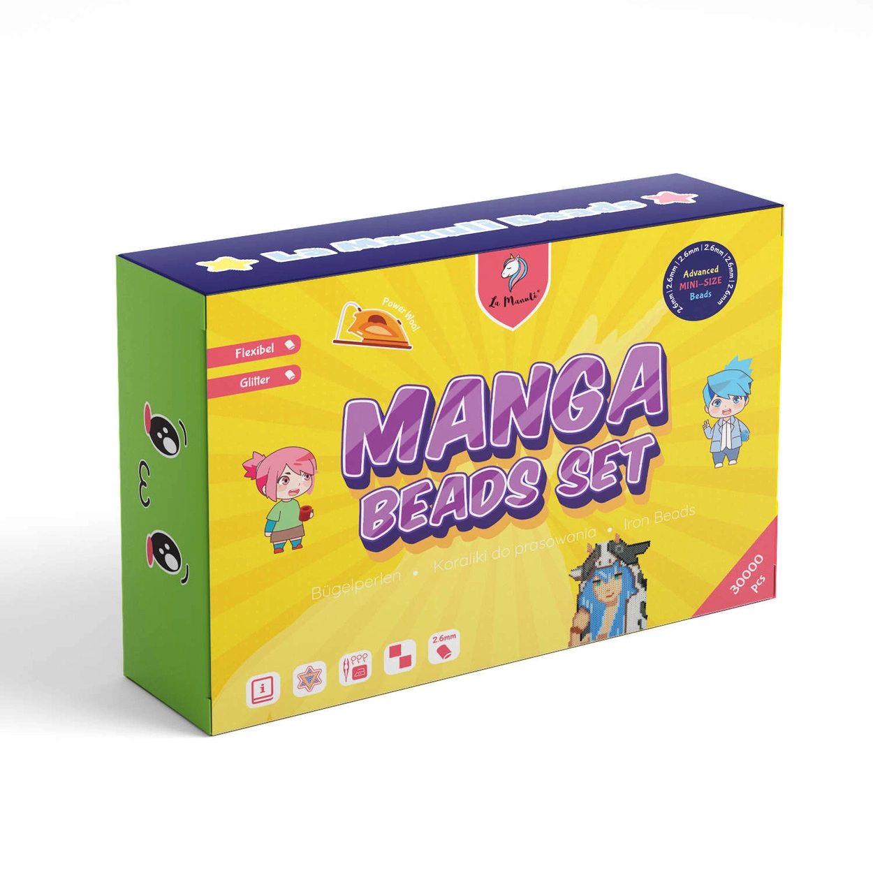 Mini Koraliki do prasowania Zestaw Anime i Manga