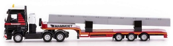 Ciężarówka MAMMOET Mercedes Benz z naczepą 1:87