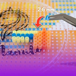 La Manuli 4x PODKŁADKI do Koralików do Prasowania Mini