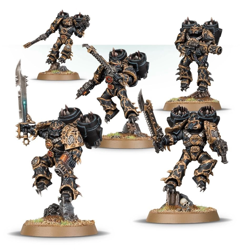 Chaos Space Marines Raptors Warhammer 40k 40,000