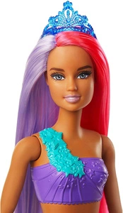 Barbie Dreamtopia Lalka Syrenka (30cm) z różowo - fioletowe włosami