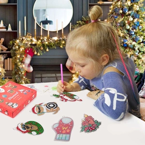 La Manuli Haft Diamentowy dla Dzieci - Świąteczny Zestaw Diamond Painting DP01