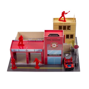 Straż Pożarna Puzzle 3D dla Dzieci z Resorakiem Trójwymiarowa Układanka