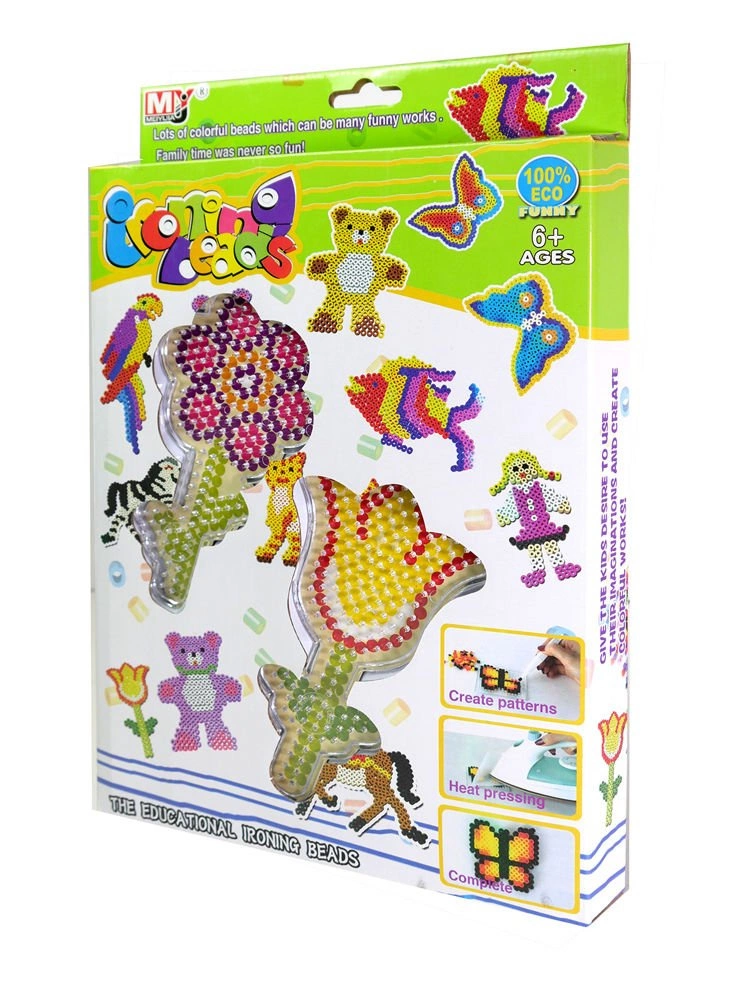 Koraliki do prasowania 2 szablony 1000 koralików