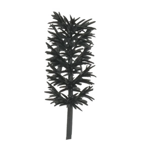 Krzew na makiete diorame H0 60mm x 10 SZTUK