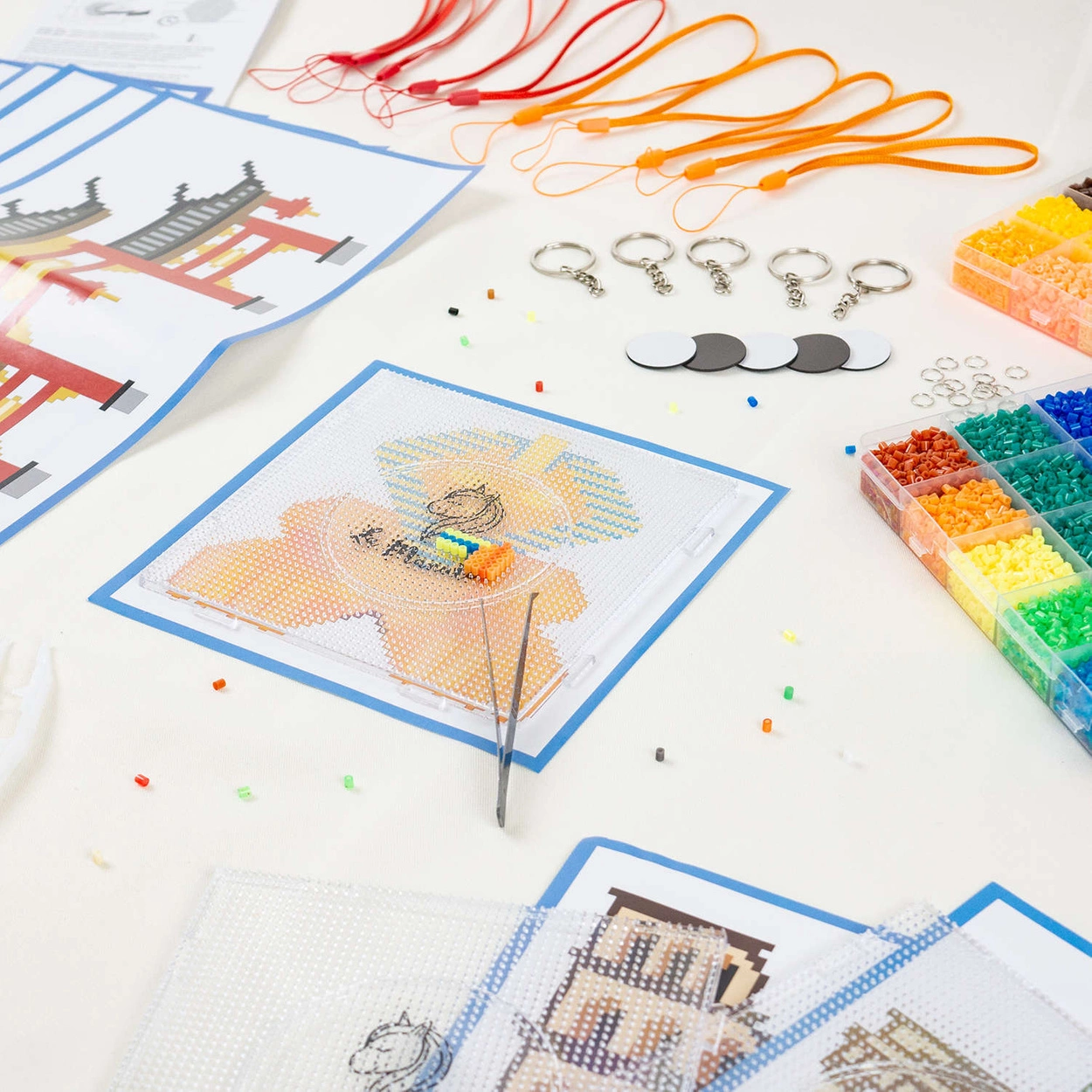 Mini Koraliki do prasowania Zestaw Światowe Budowle