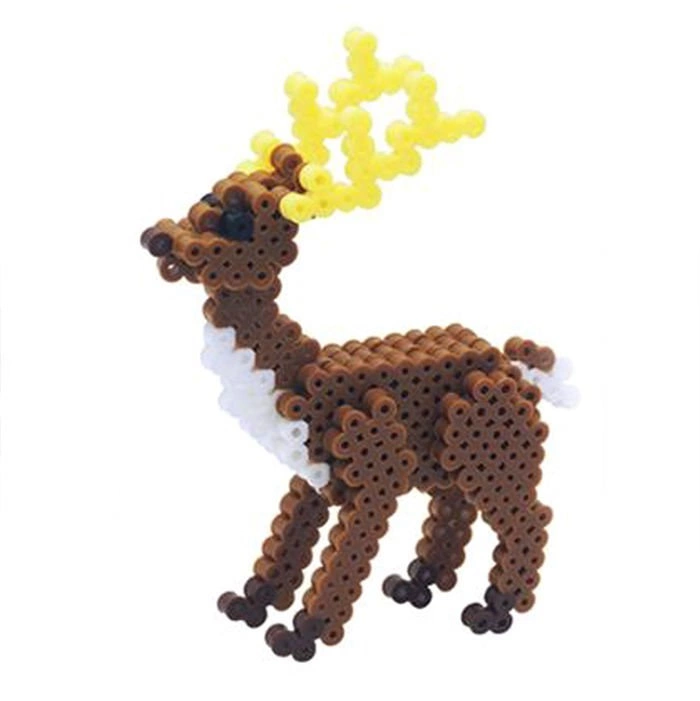 Słoń, Małpka i Renifer z Koralików do Prasowania 3D