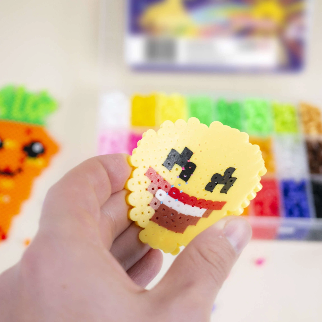 Koraliki do prasowania 4500 szt JASNE Kolory