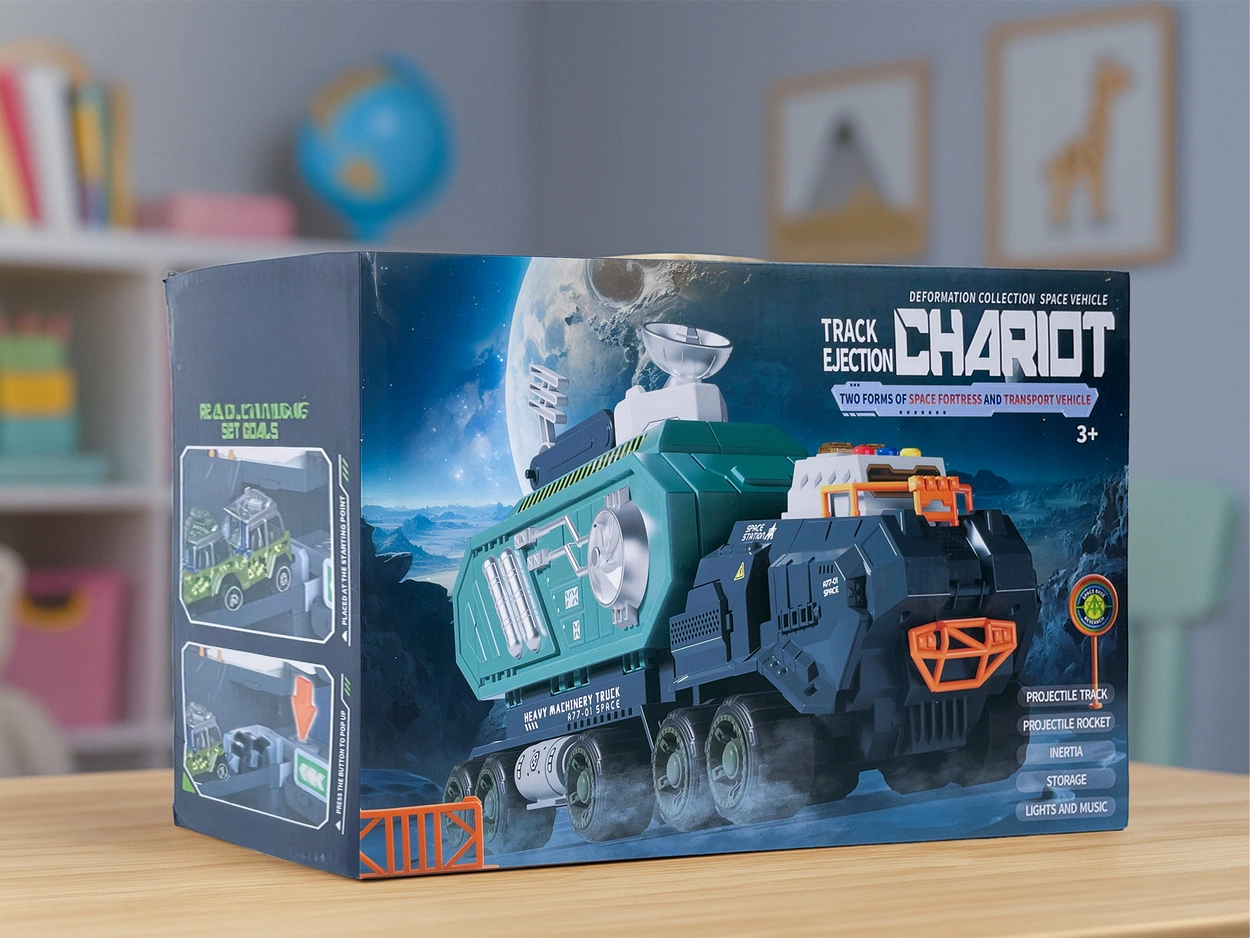 Interaktywny Galaktyczny Transporter 2w1 Stacja Badawcza z Akcesoriami