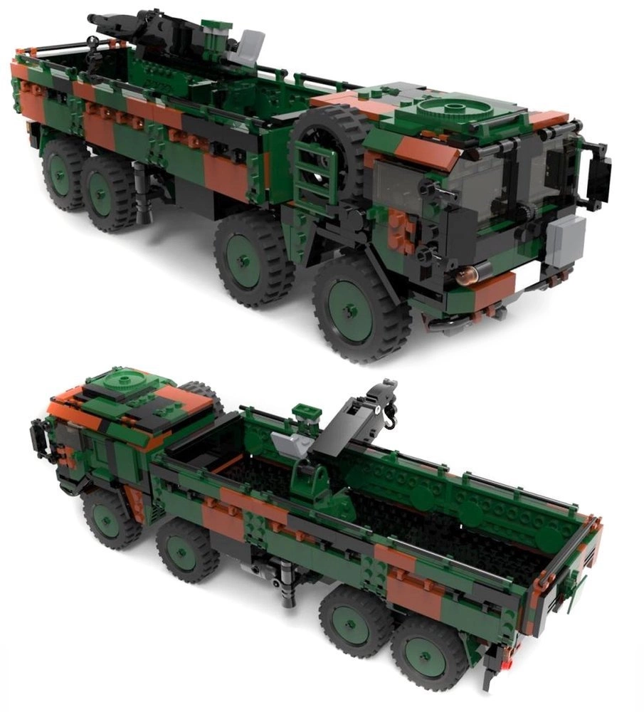 Klocki Technic Wojskowa Wyrzutnia Rakiet Lars2