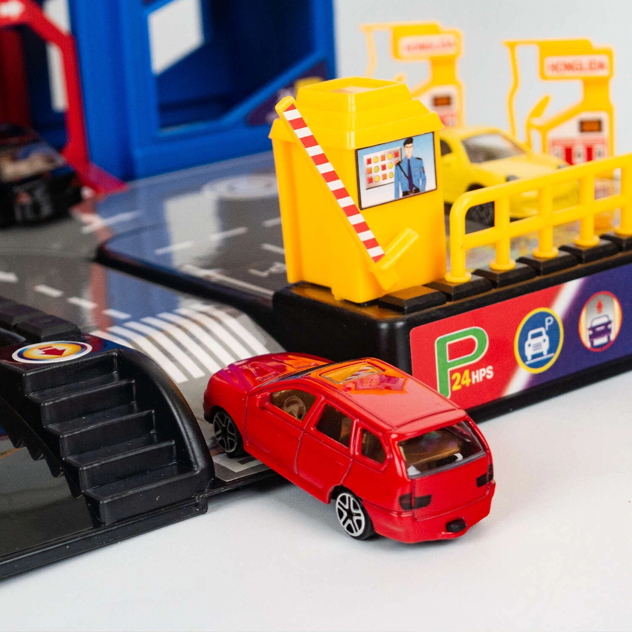 Wielopoziomowy Parking Samochodowy z WINDĄ Garaż na autka 92126