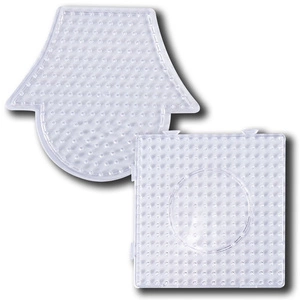 2 przezroczyste uniwersalne szablony do koralików MAXI