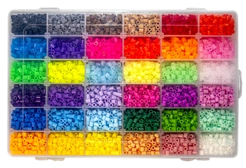 Koraliki do prasowania 11000 szt MIX + ŚWIECĄCE W CIEMNOŚCI