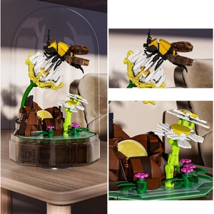 Pozytywka z Pszczołą 413 Klocków Świecąca Dekoracja