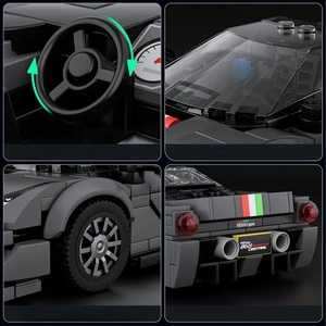 Włoski Supersamochód – Kompaktowy Styl w 358 Elementach