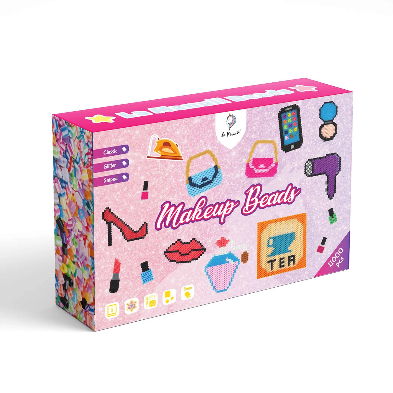 Koraliki do prasowania Zestaw Kosmetyków 11000 szt