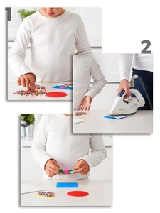 Koraliki do prasowania 2 szablony 1000 koralików