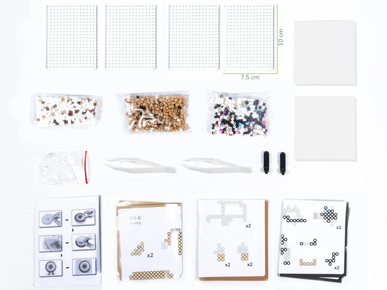 Koraliki do prasowania - Wzory Farma 3D