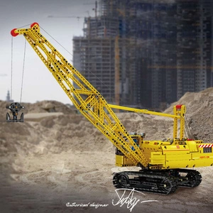 Klocki Technic Dźwig Gąsienicowy Żuraw Zdalnie Sterowany