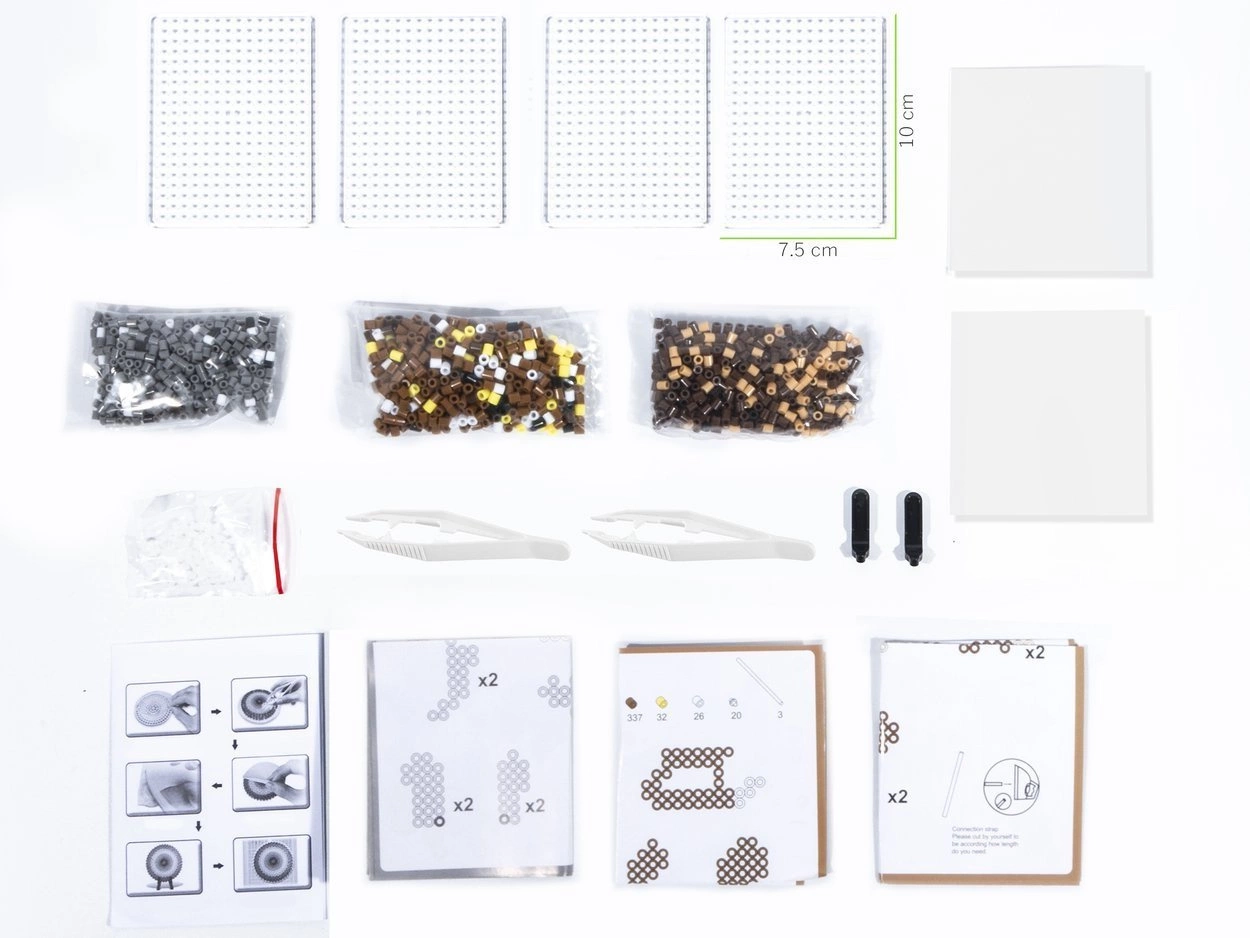 Słoń, Małpka i Renifer z Koralików do Prasowania 3D