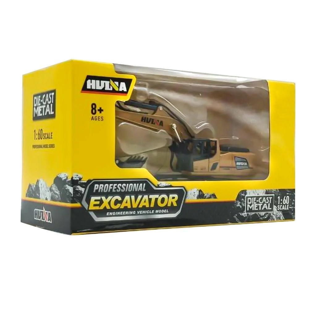 KOPARKA GĄSIENICOWA RUCHOMA MODEL Z METALU 1/60