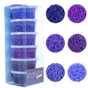 Koraliki do prasowania 3000 szt Odcienie Fioletowego