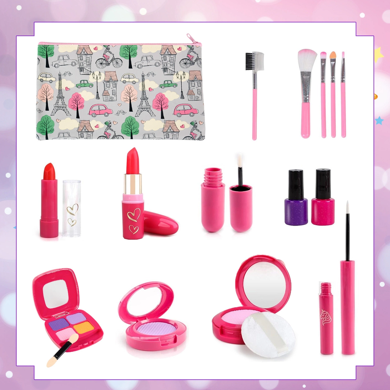Kosmetyki dla dziewczynki - zestaw Paris
