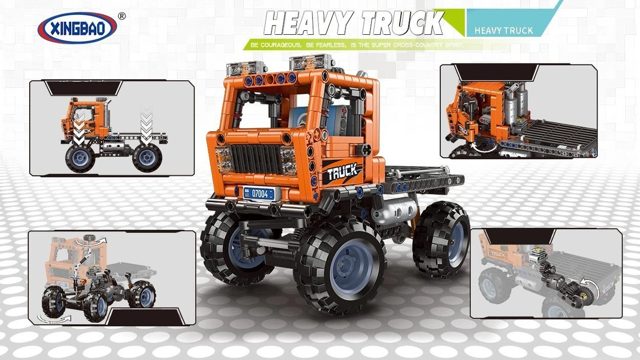 Klocki Technic Terenówka Ciężarówka GigaBronc XB-07004