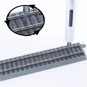 Piko 55427 - Zwrotnica łukowa lewa BWL-R3 z podsypką