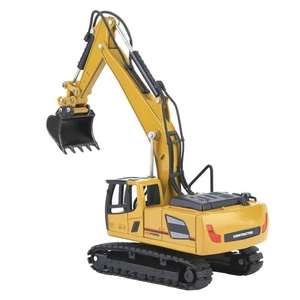 KOPARKA GĄSIENICOWA RUCHOMA MODEL Z METALU 1/60