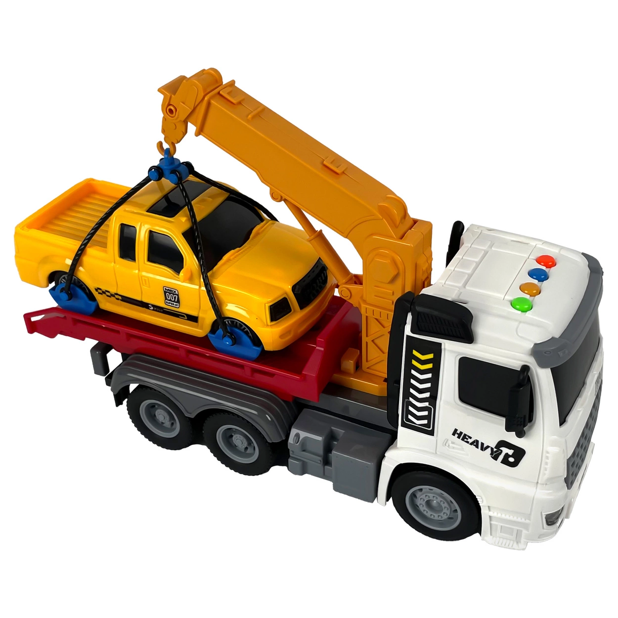 Auto Laweta z DŹWIĘKIEM I ŚWIATŁAMI Pomoc Drogowa z Dźwigiem Transporter