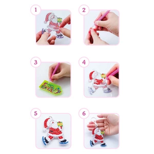 La Manuli Haft Diamentowy dla Dzieci - Świąteczny Zestaw Diamond Painting DP03