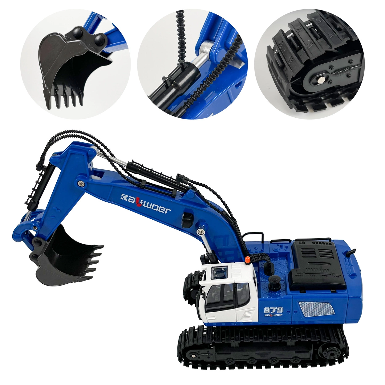 Zdalnie Sterowana Koparka RC Kaliwoer 1:18