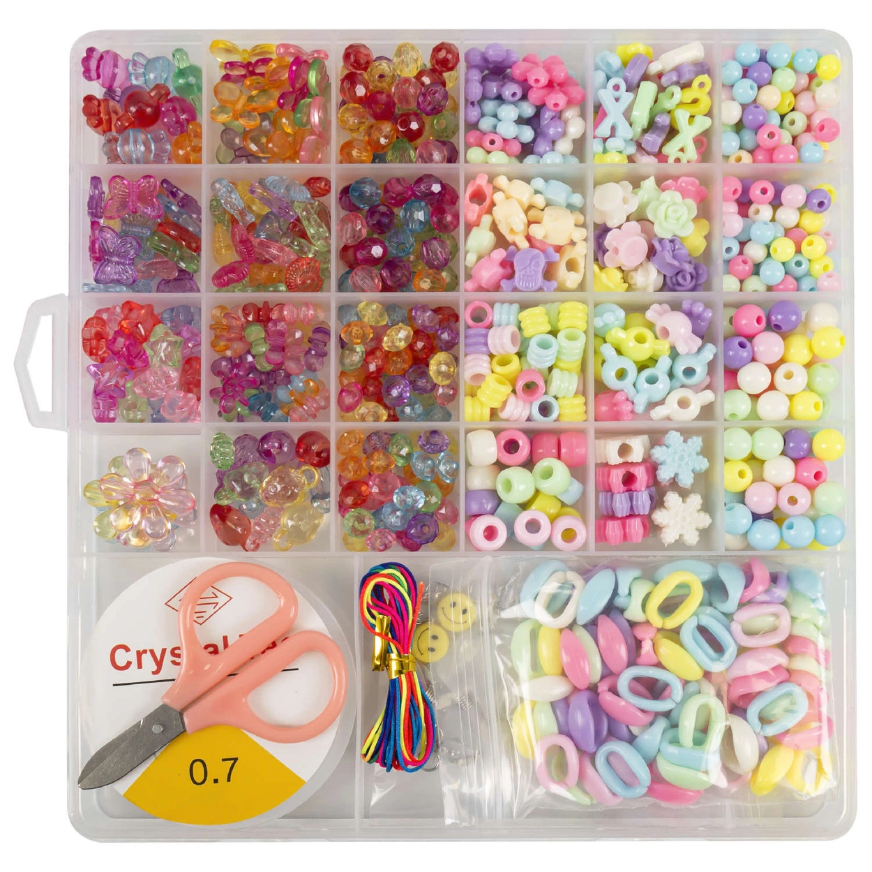 Koraliki do Robienia Biżuterii Bransoletek Zestaw