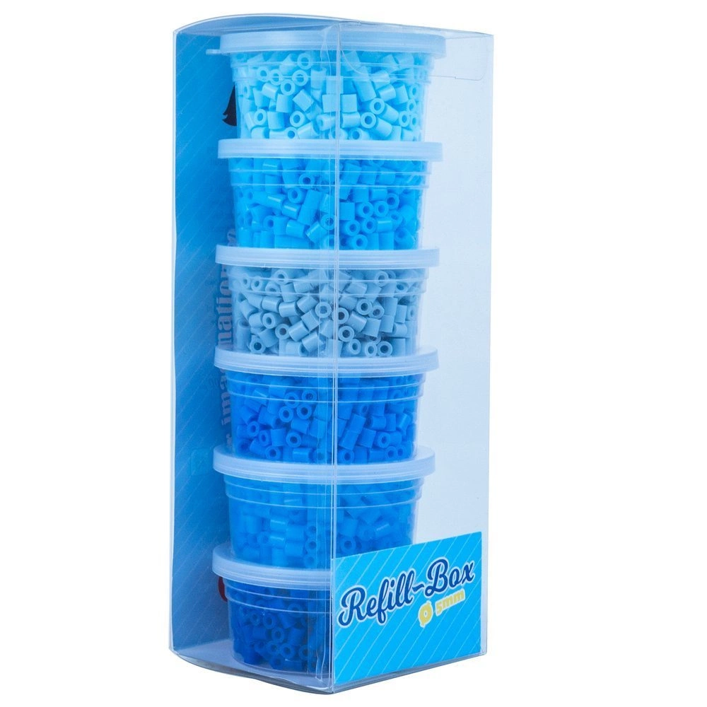 Koraliki do prasowania 3000 szt Odcienie Niebieskiego