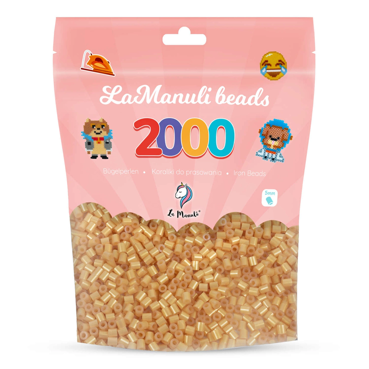 Koraliki do prasowania 2000 ZŁOTE (LA.W03)