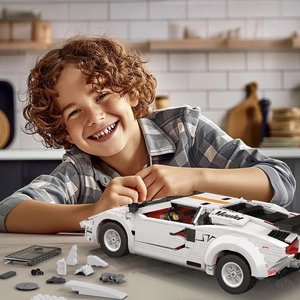 Supersamochód Sportowy – Klocki Konstrukcyjne 1:14 – 1495 Elementów