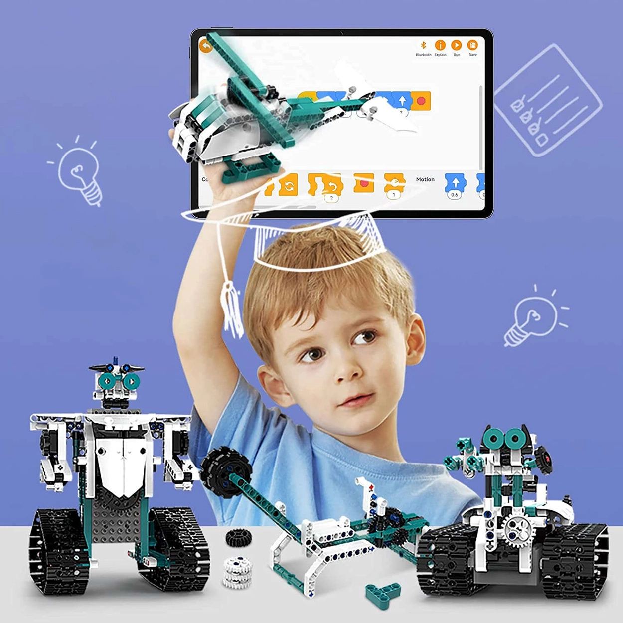Klocki Technic - Zdalnie Sterowany Robot Edukacyjny 13w1