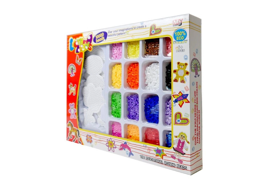 Koraliki IRONING BEADS 10000 + 2 kwiatki + 2 ludziki