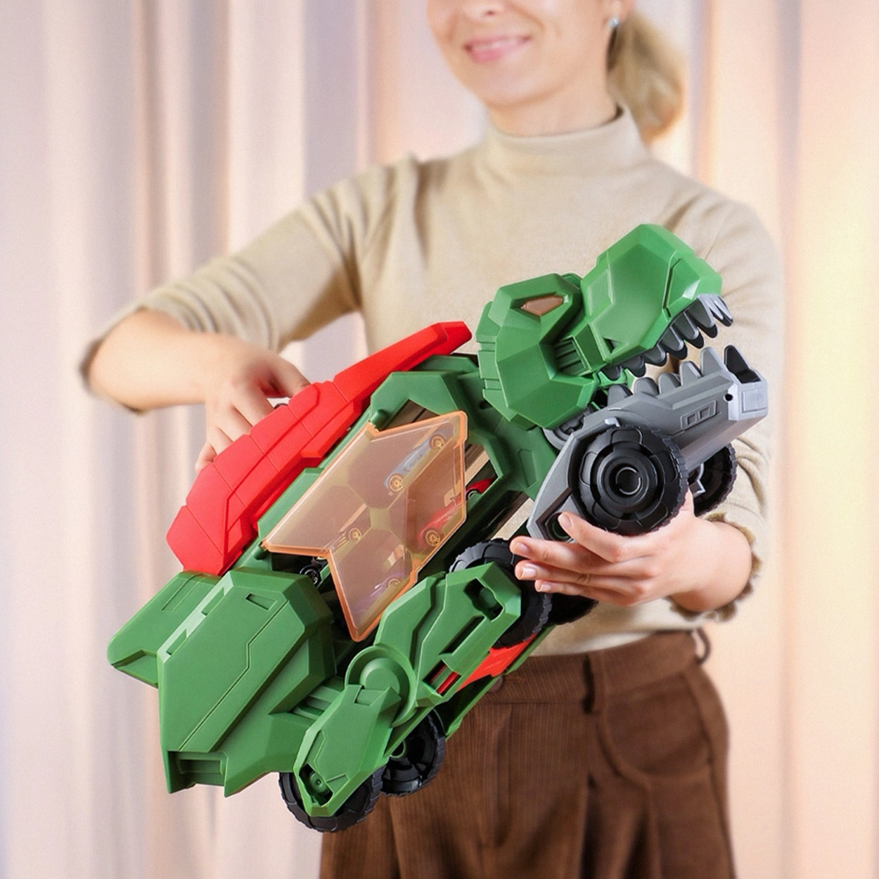 Mega Ciężarówka Dinozaur 2w1 XXL