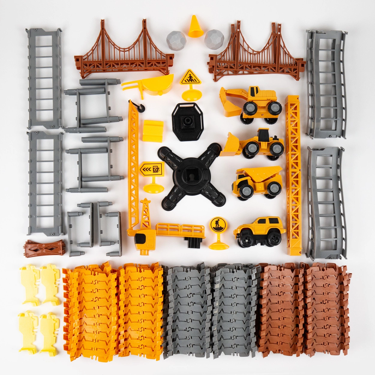 Mega Tor Wyścigowy Interaktywny Zestaw Budowlany Autka 273 Elementów