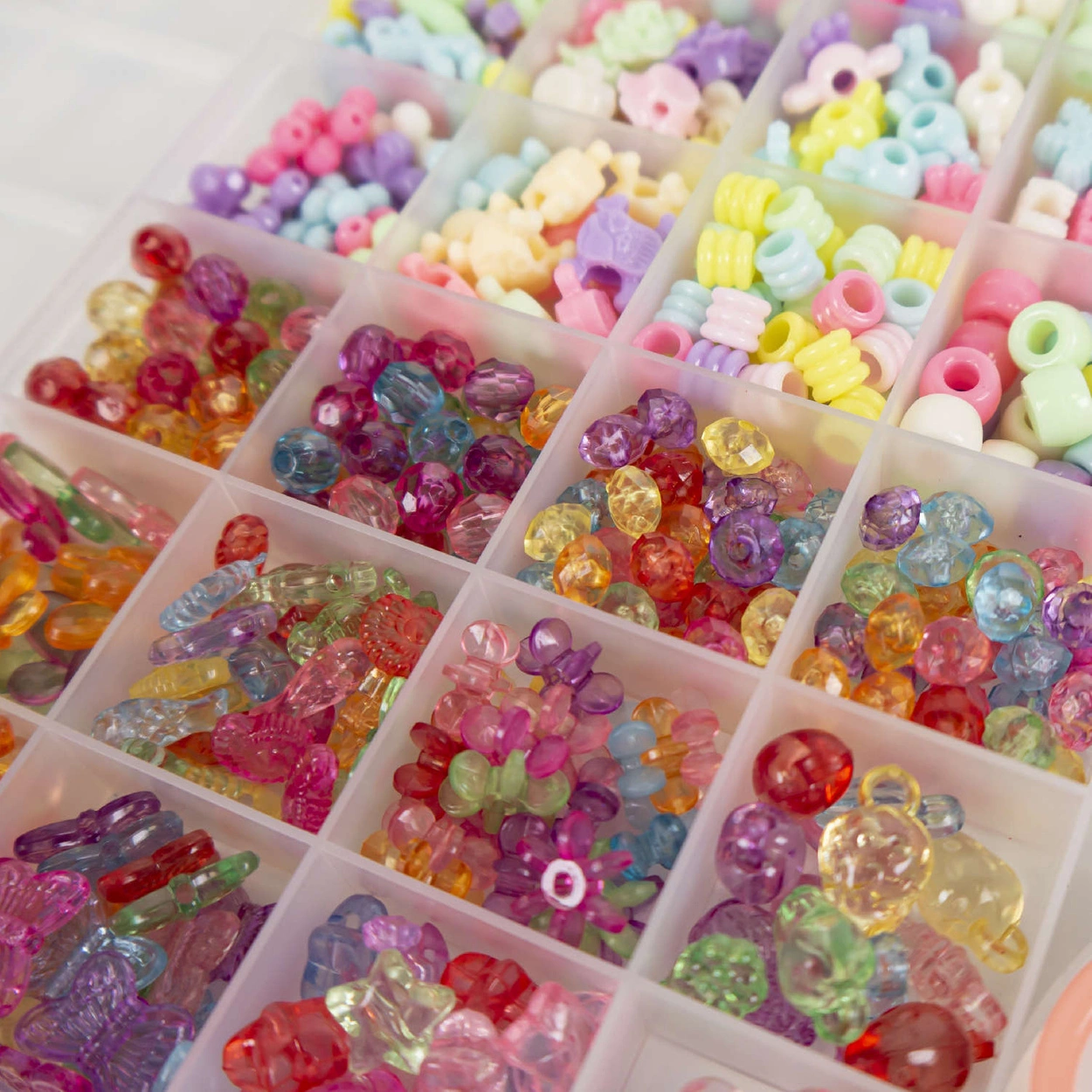 Koraliki do Robienia Biżuterii Bransoletek Zestaw