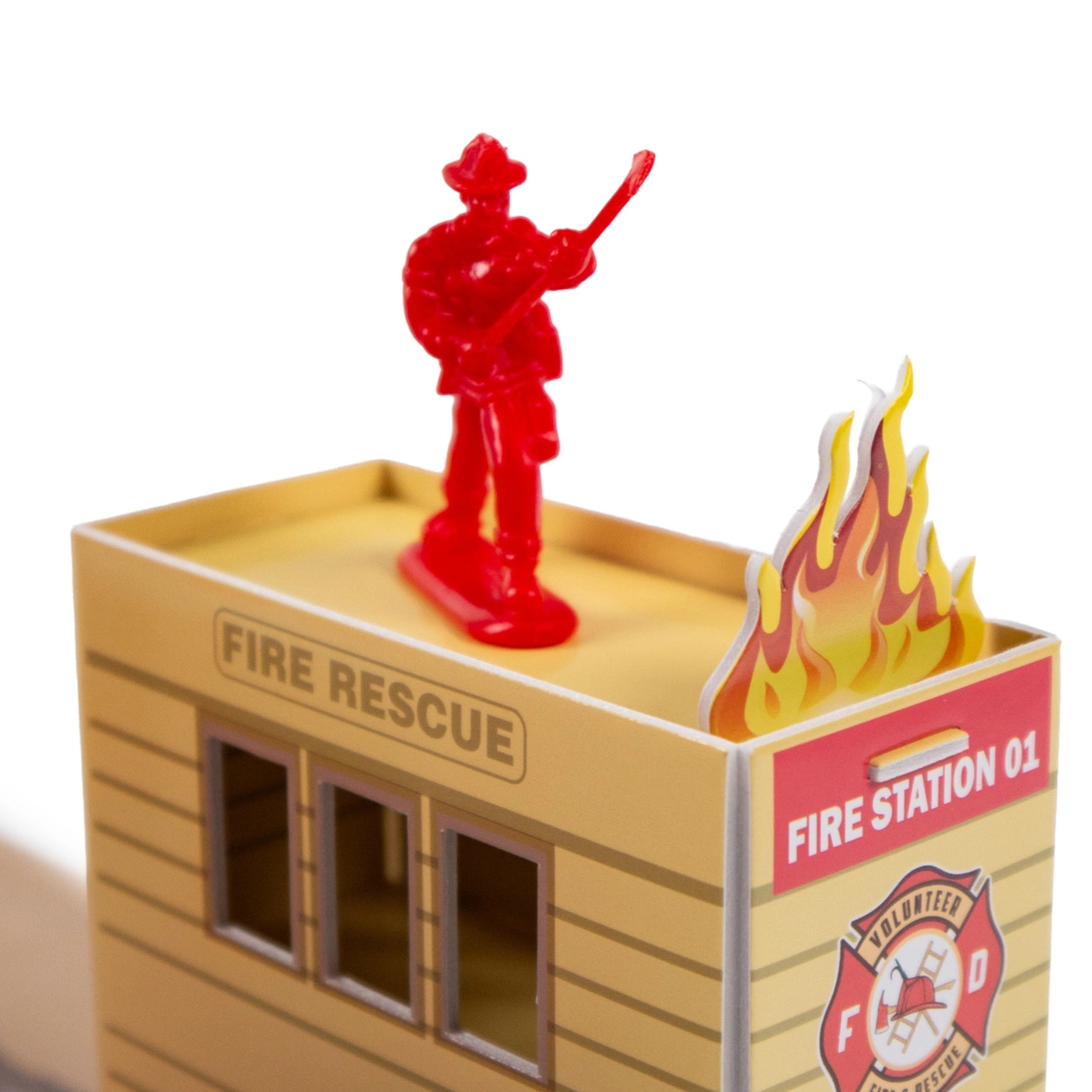 Straż Pożarna Puzzle 3D dla Dzieci z Resorakiem Trójwymiarowa Układanka