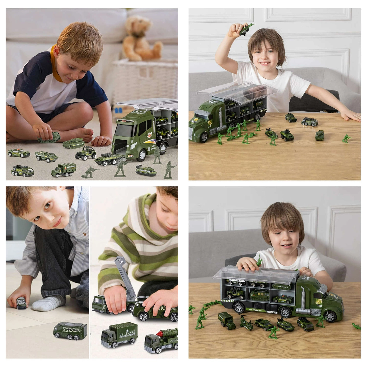 Wojskowa Laweta na resoraki + WYRZUTNIA