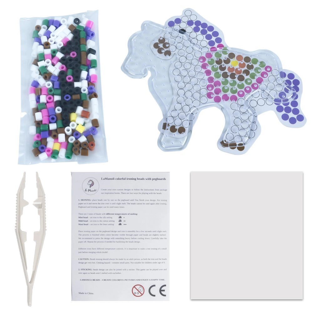 Jednorożec z Koralików do Prasowania