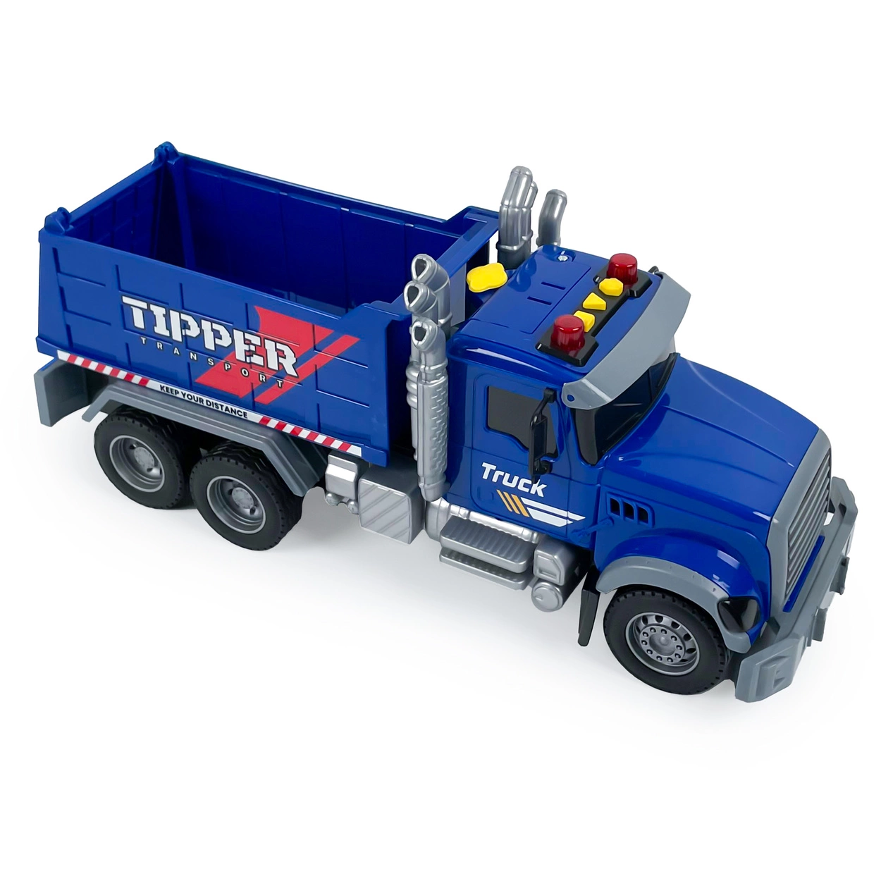 Duży Samochód Wywrotka z EFEKTAMI Dźwięki Światła Dym Ciężarówka Z NAPĘDEM