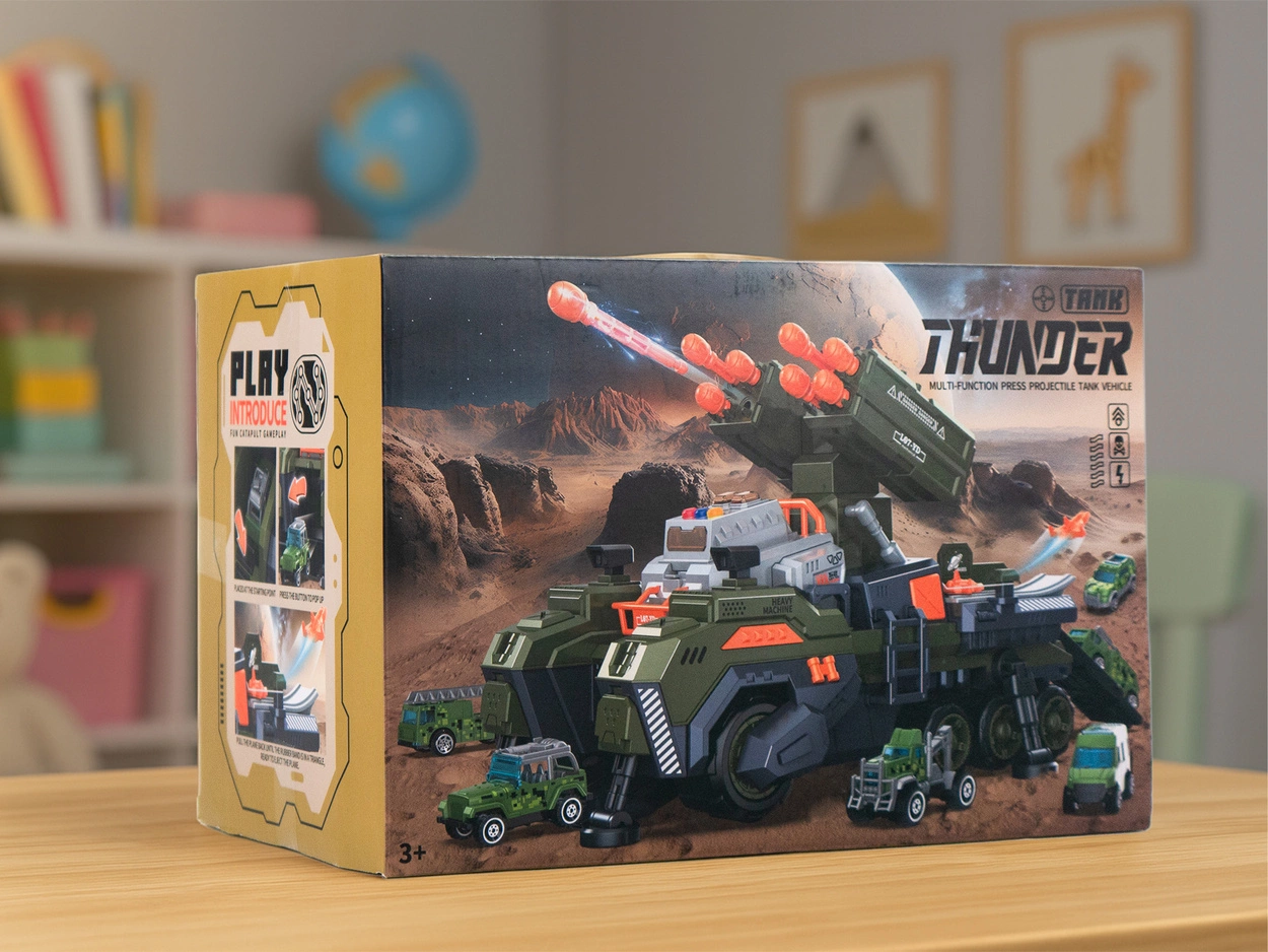 Interaktywny Czołg Grzmot z resorakami