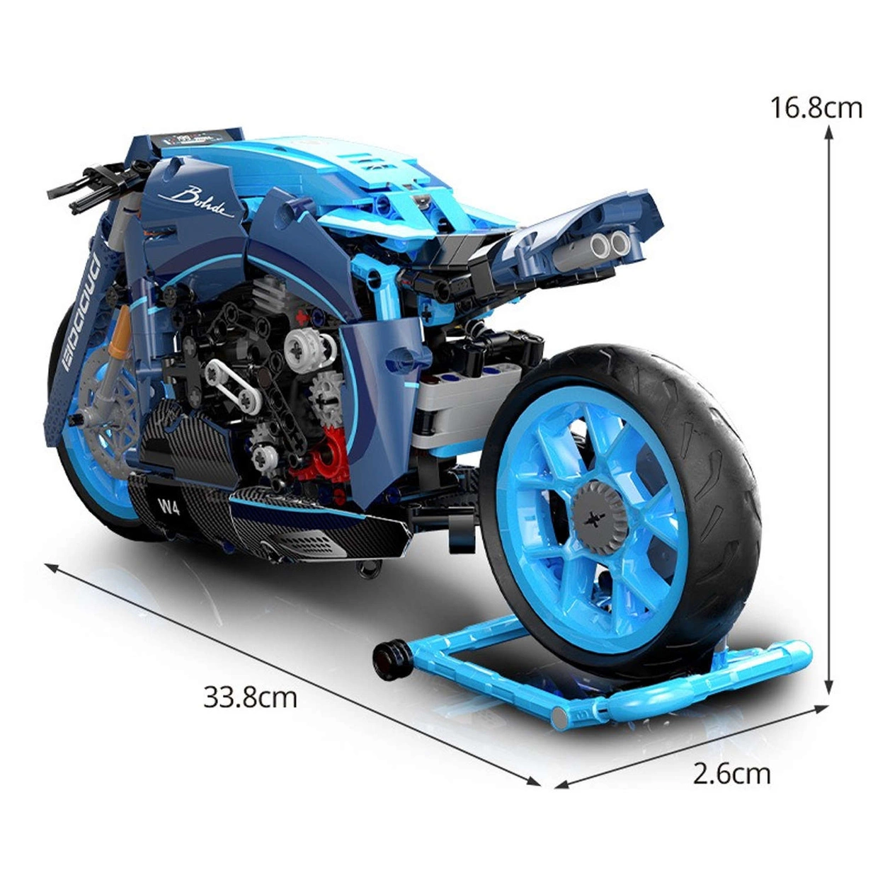 Klocki Technic Sportowy Motocykl Motor Bugatti