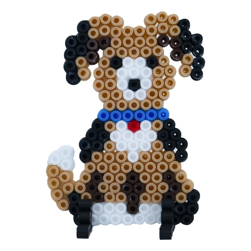 Piesek z Koralików do Prasowania Mini Szablon